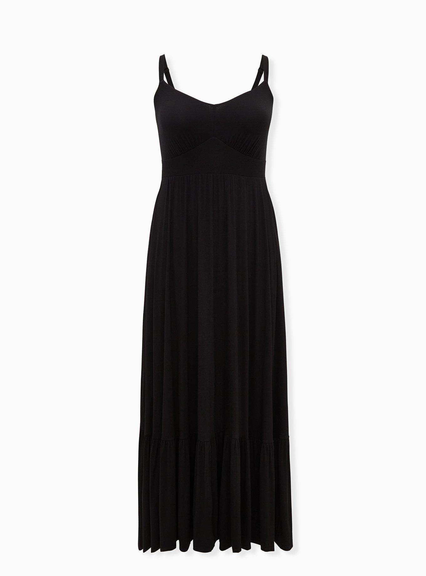 torrid, Dresses, Torrid Black Maxi Dress Size 8 2x