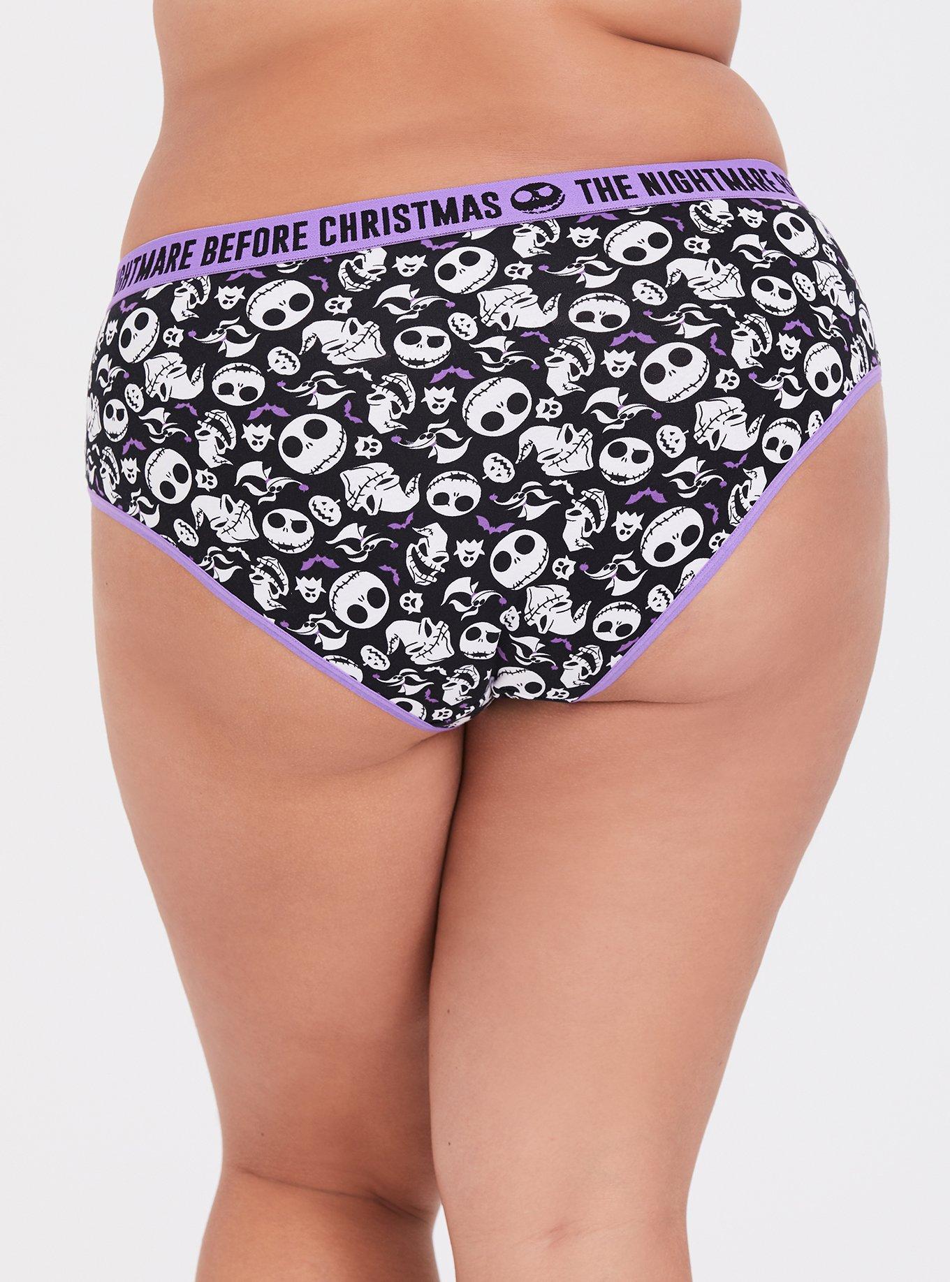 TORRID Disney The Nightmare Before Christmas Brief Mid Rise Cotton Panty