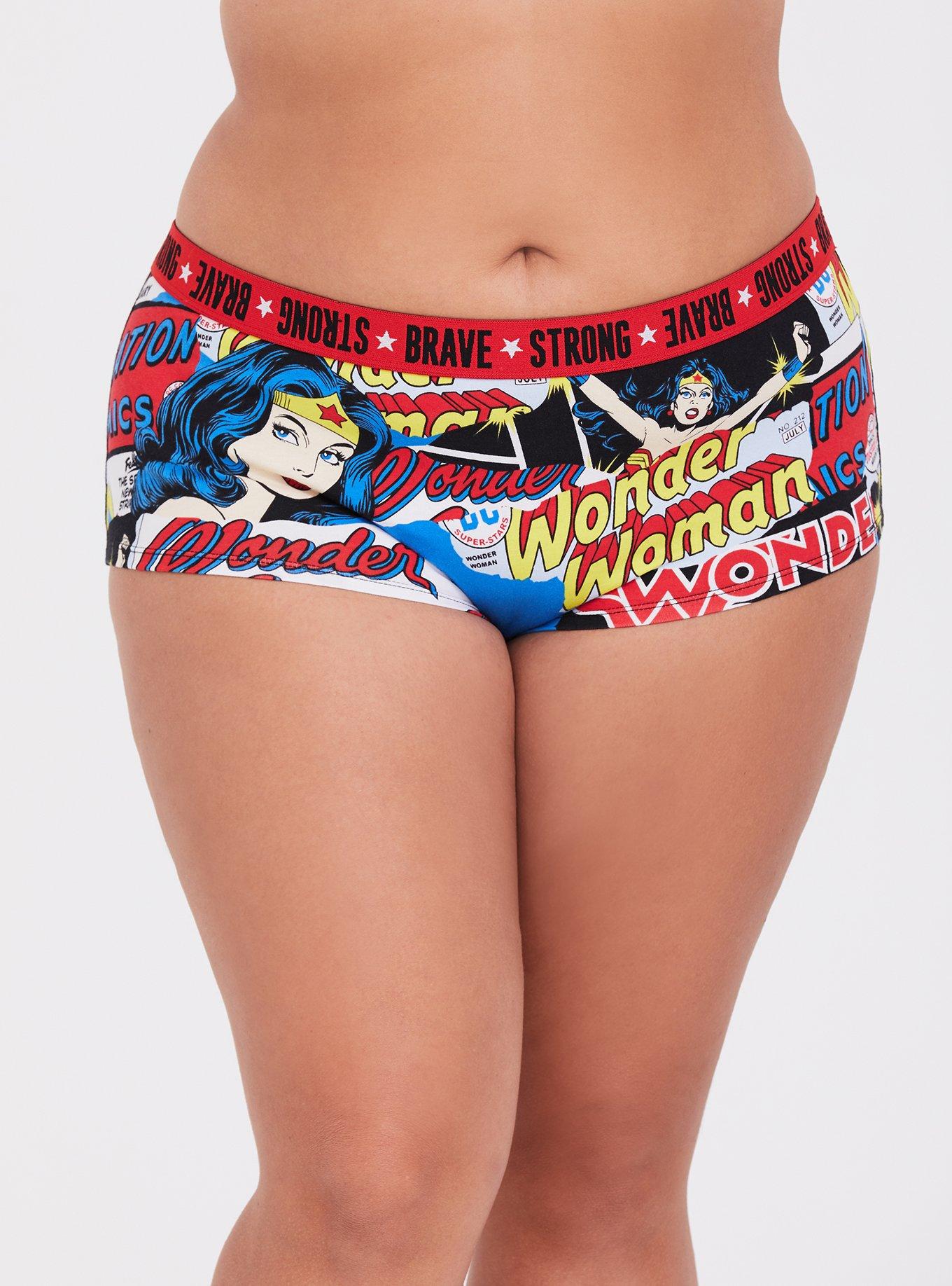 torrid, Intimates & Sleepwear, Nwt Torrid Boyshort Pantie Sz 3x Wonder  Woman Black Red