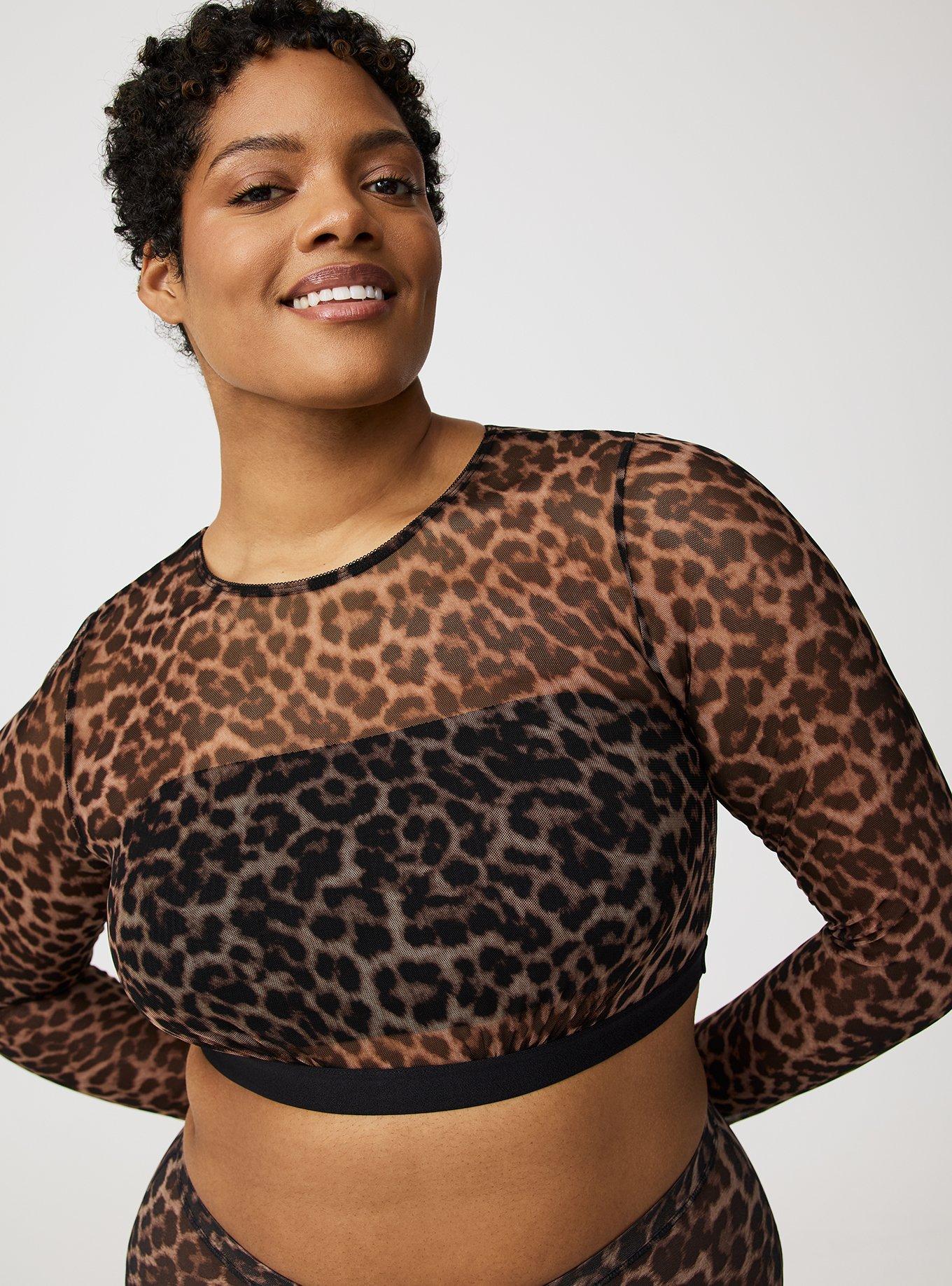 Plus Size - Mesh Under-It-All Crop Top - Torrid
