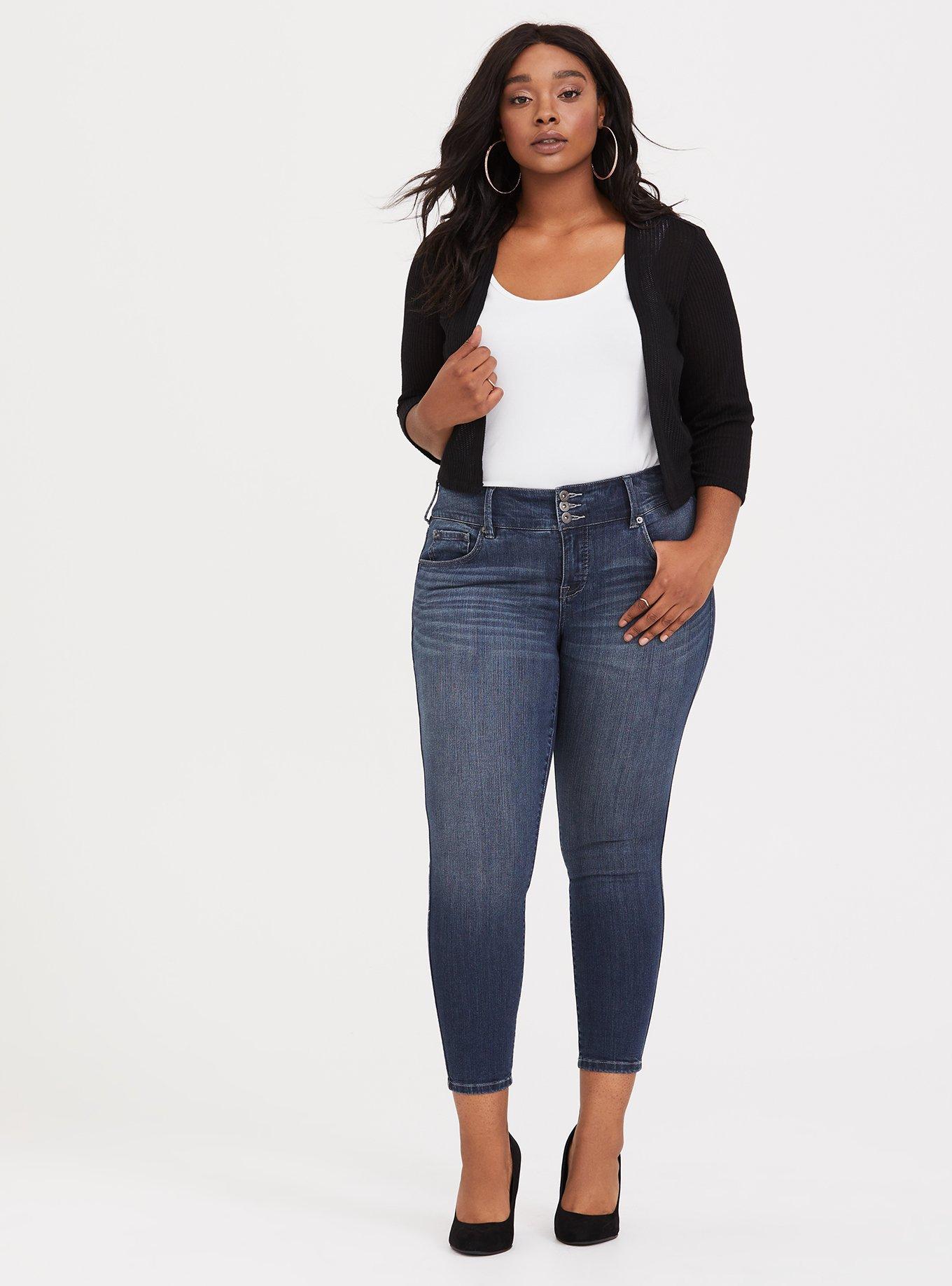 Black 3/4 Sleeve Shrug, NONEC, alternate