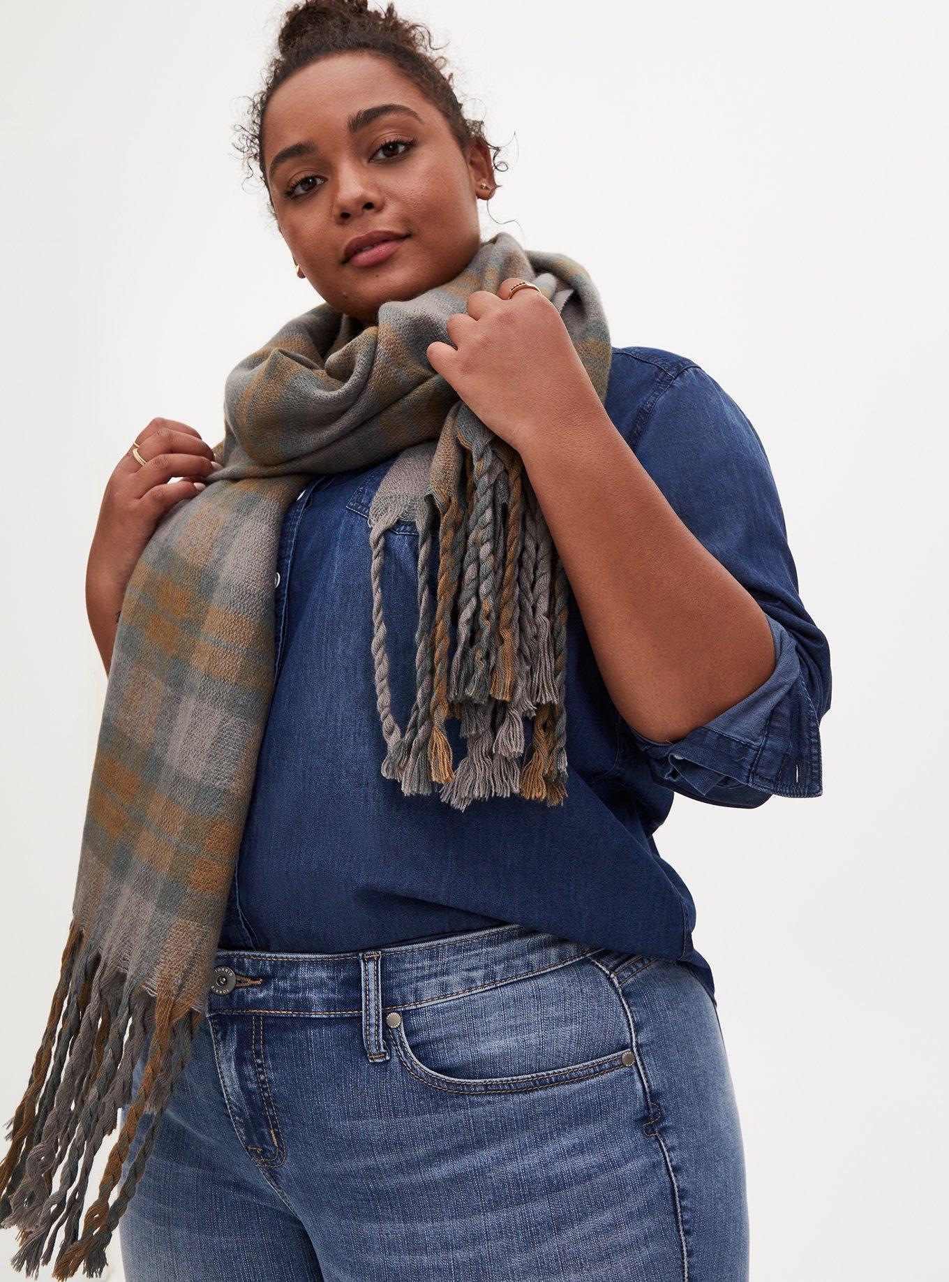 Outlander MacKenzie Plaid Scarf, , hi-res