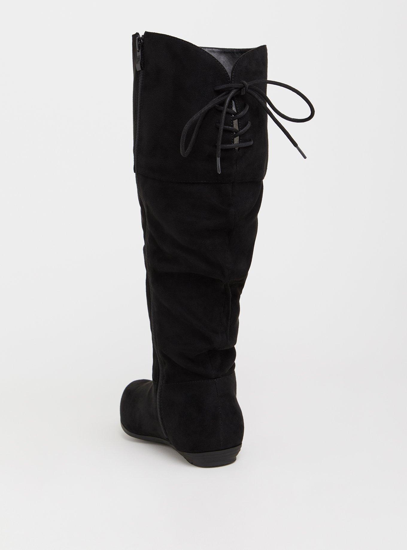 Slouch Knee Boot (WW), BLACK, alternate