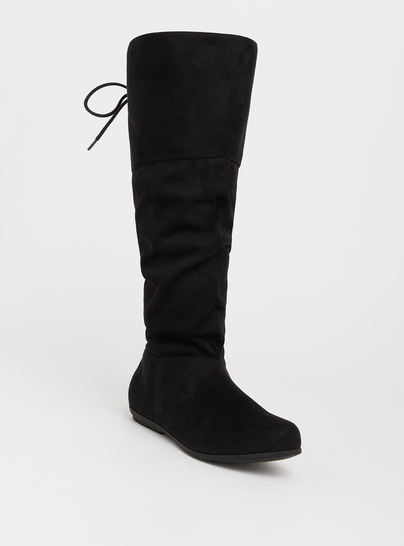 Slouch Knee Boot (WW), BLACK, hi-res