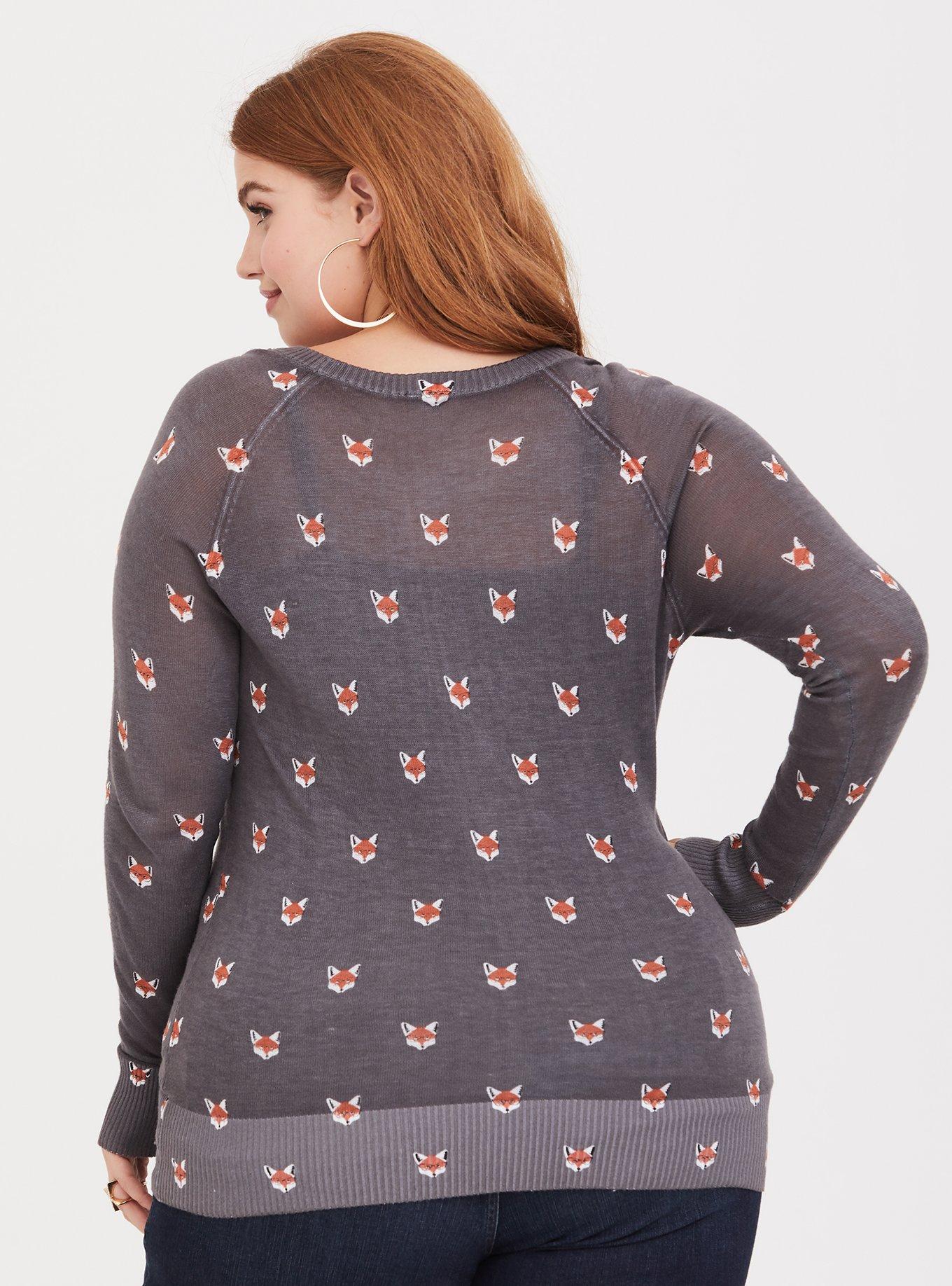 Torrid on sale fox sweater