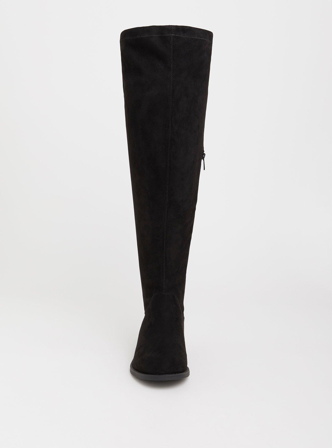 Stretch Over The Knee Boot (WW), BLACK, alternate