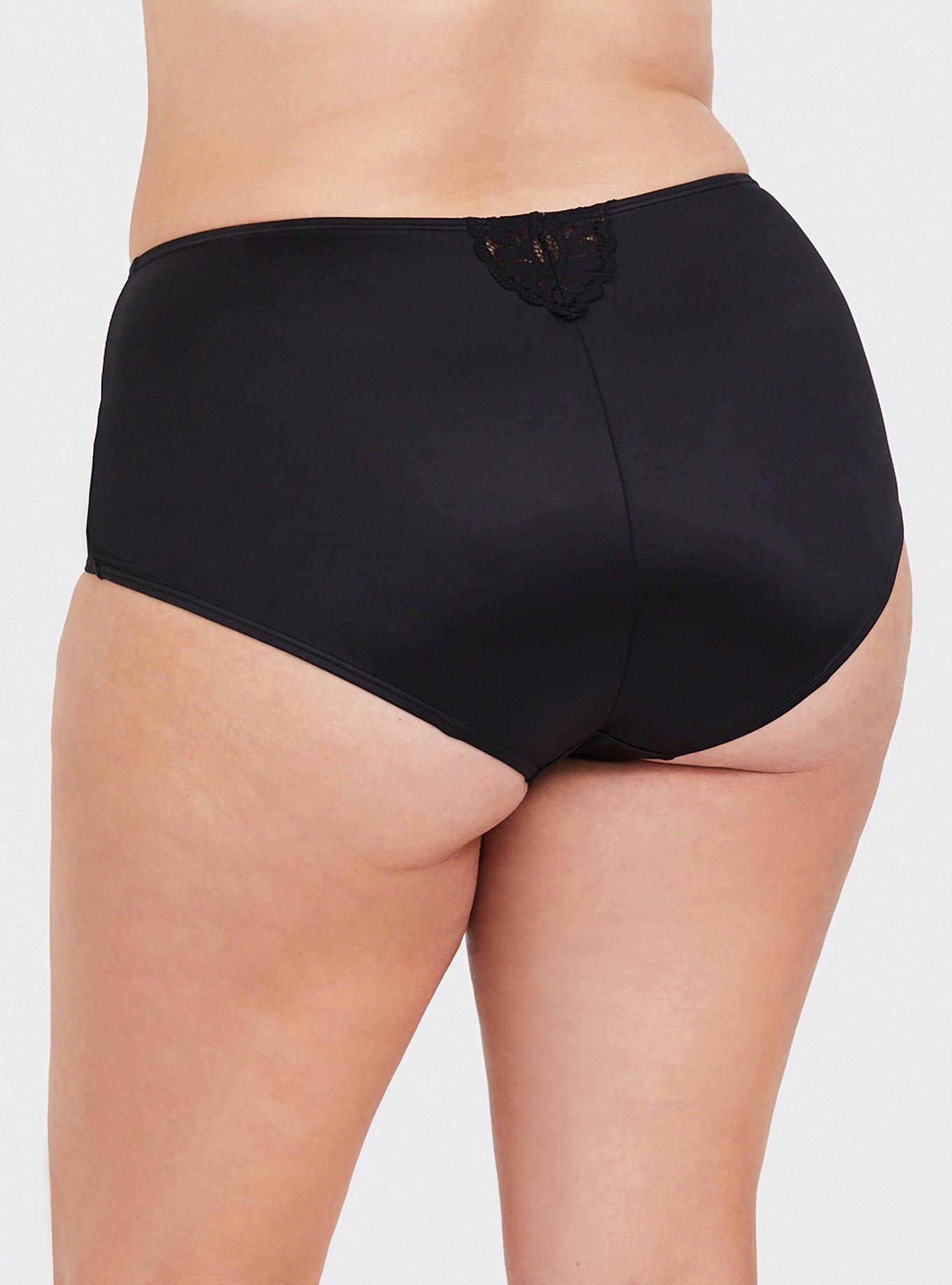 Plus Size - Tara Lynn - Microfiber & Lace Brief Panty - Torrid