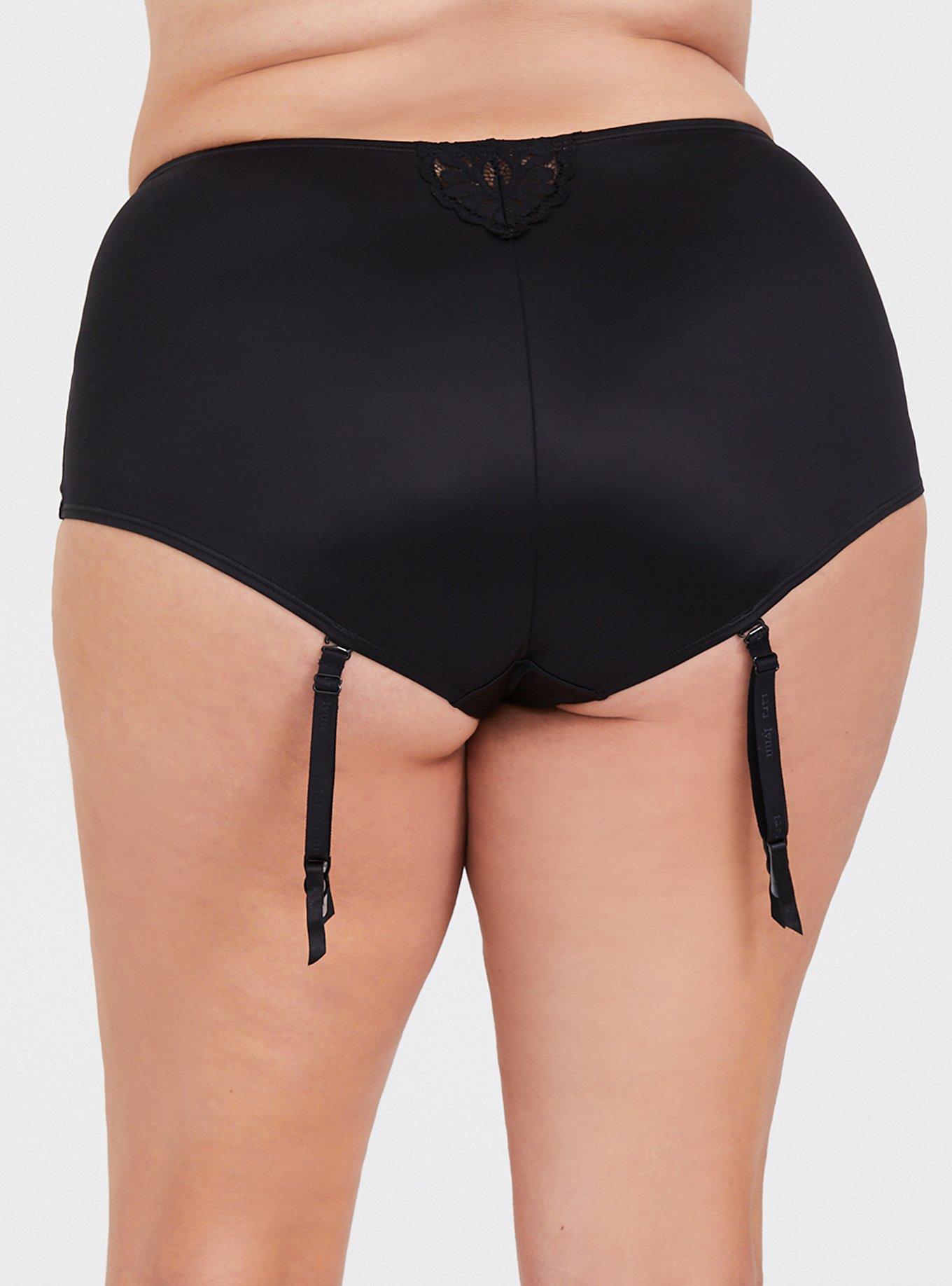 Plus Size - Tara Lynn - Microfiber & Lace Brief Panty - Torrid