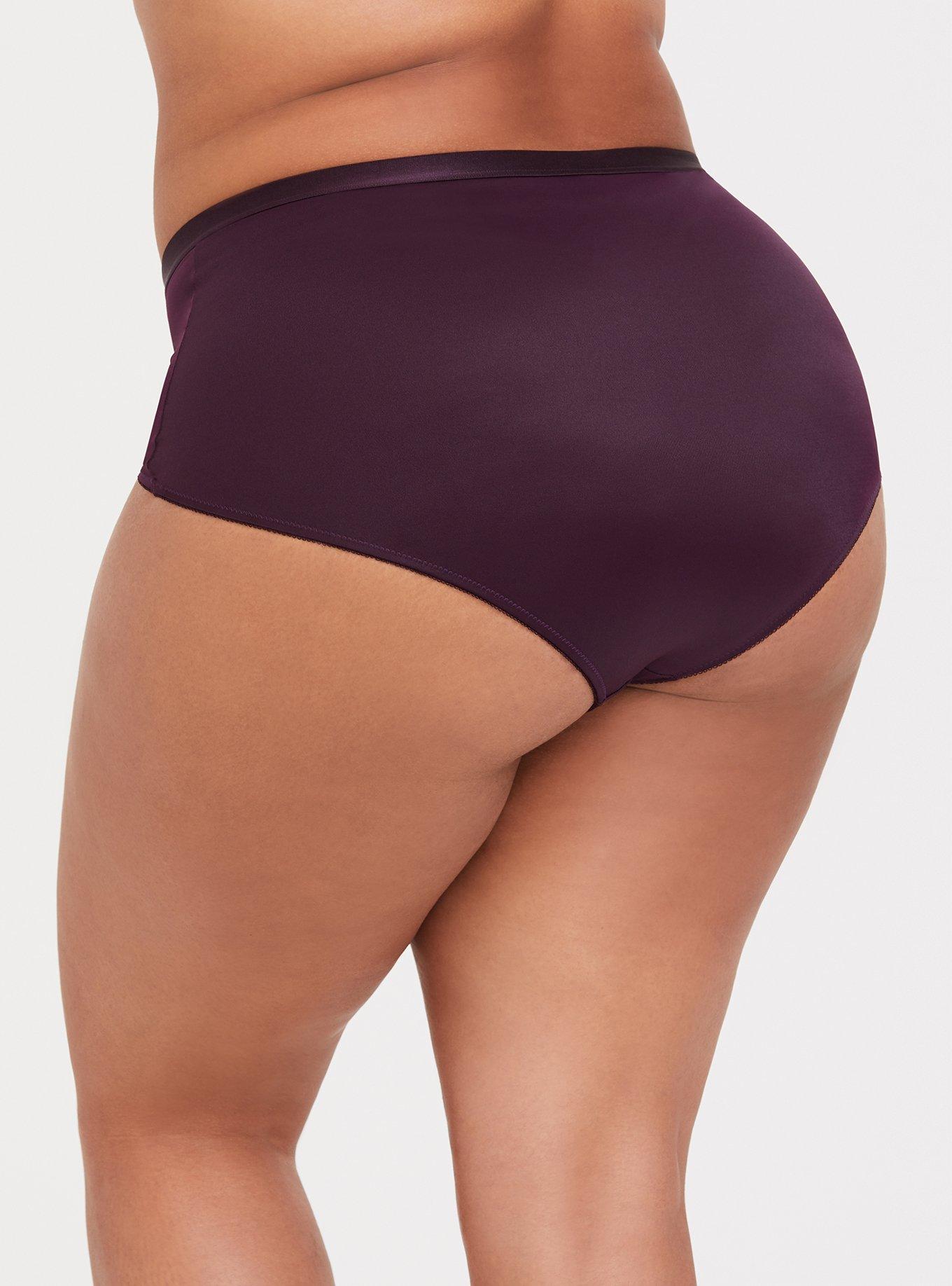 Plus Size - 360° Smoothing Lace Mid-Rise Brief Panty - Torrid