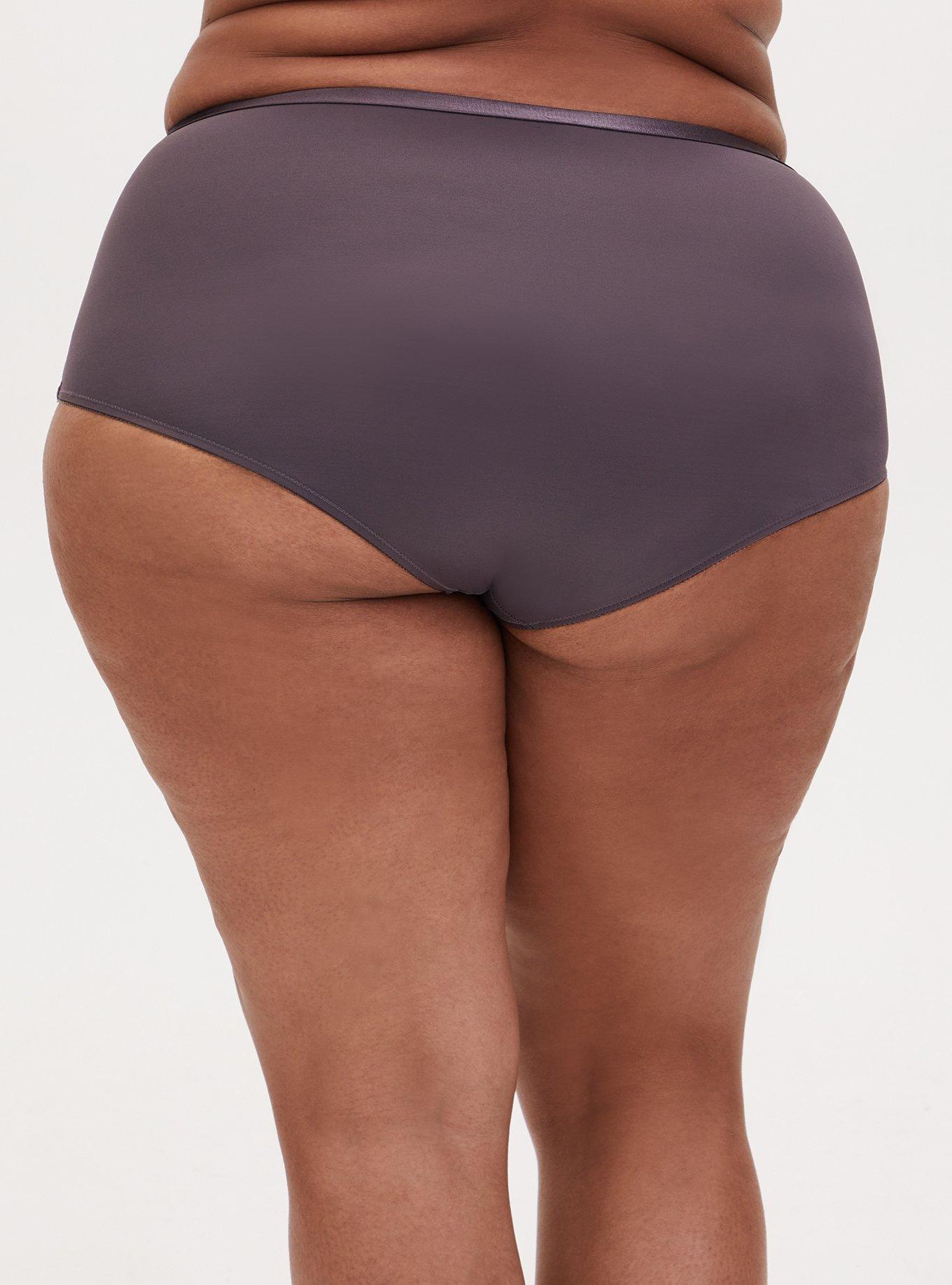 Plus Size - 360° Smoothing Lace Mid-Rise Brief Panty - Torrid