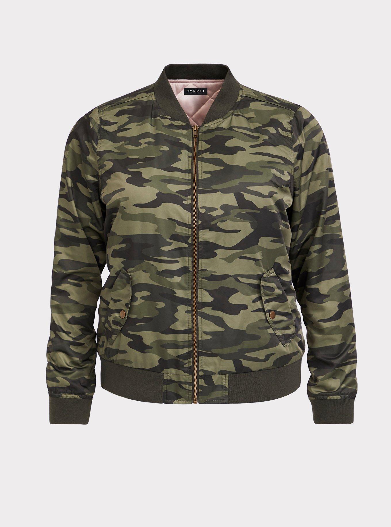 Camo Bomber Jacket, , hi-res