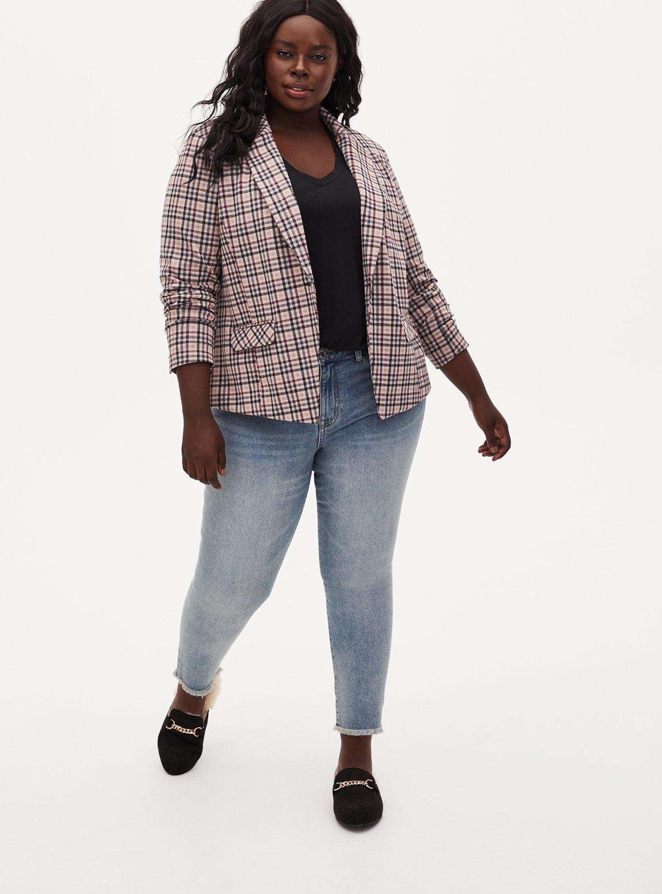 Plus Size - Studio Double Knit Blazer - Torrid