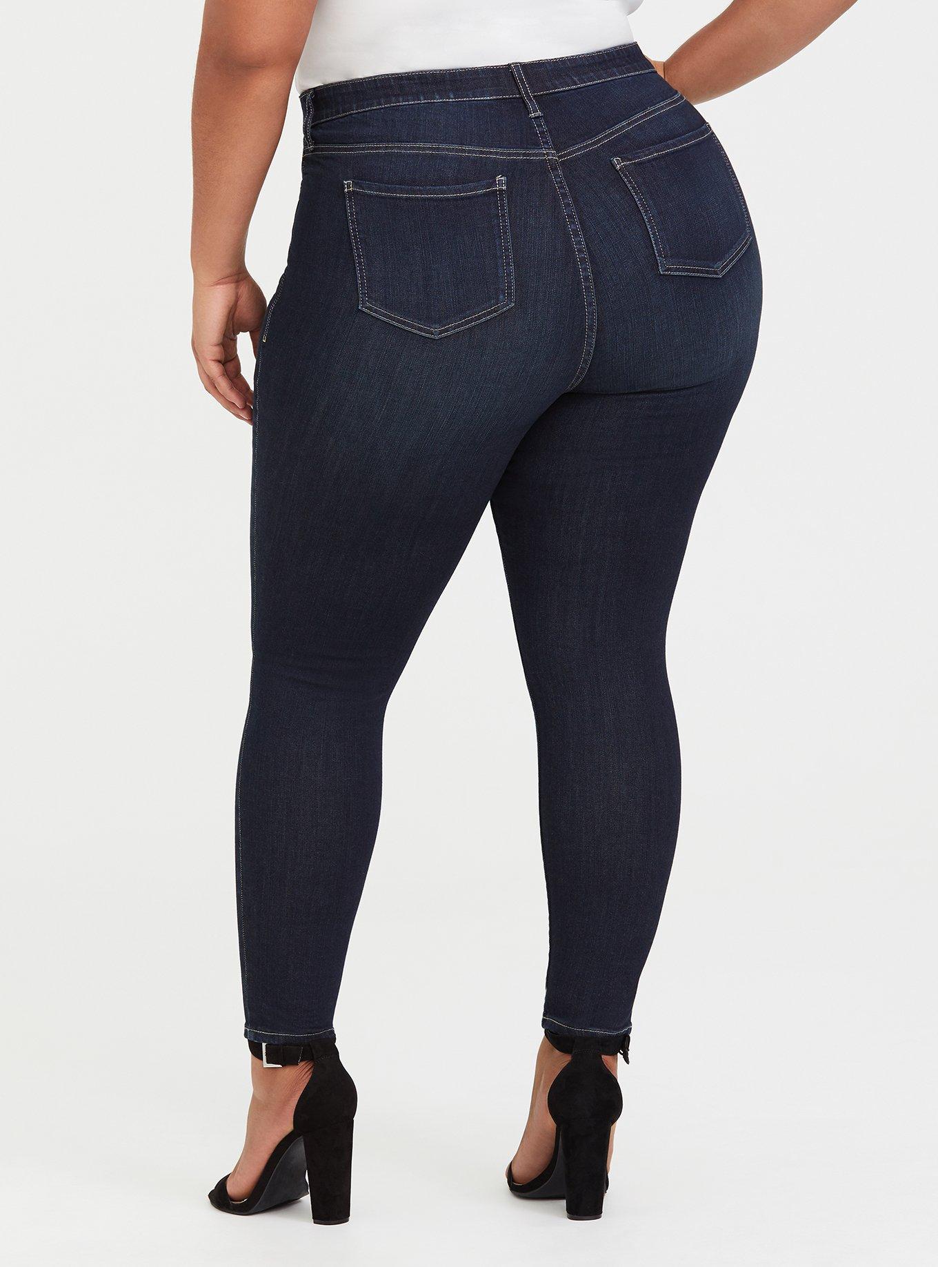 Sky High Skinny Jean - Premium Stretch Dark Wash, CLEAN DARK, alternate