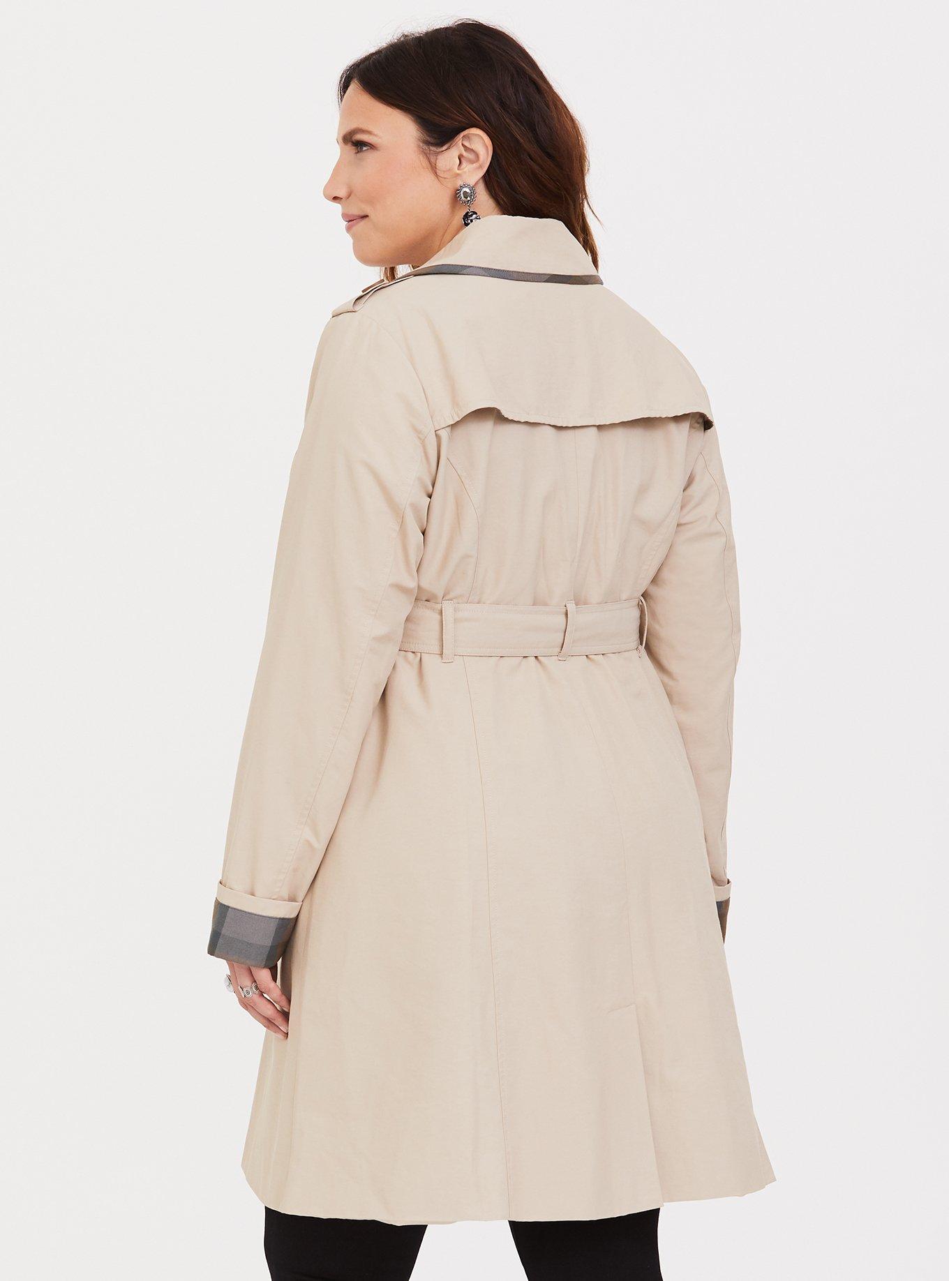 Plus Size - Outlander Khaki Trench Coat - Torrid