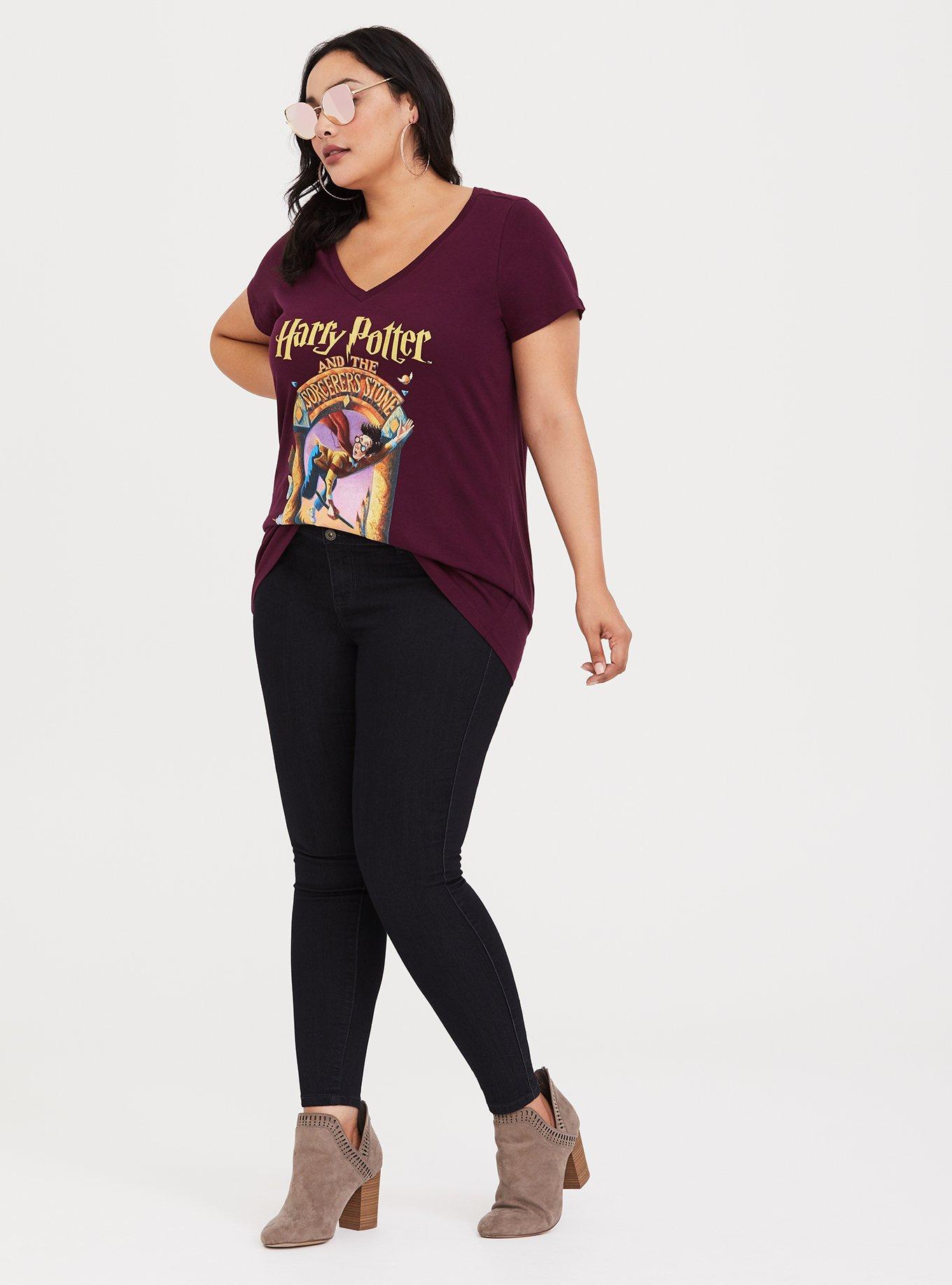 Harry Potter and the Sorcerer's Stone Slim Fit Tee, BURGUNDY, alternate