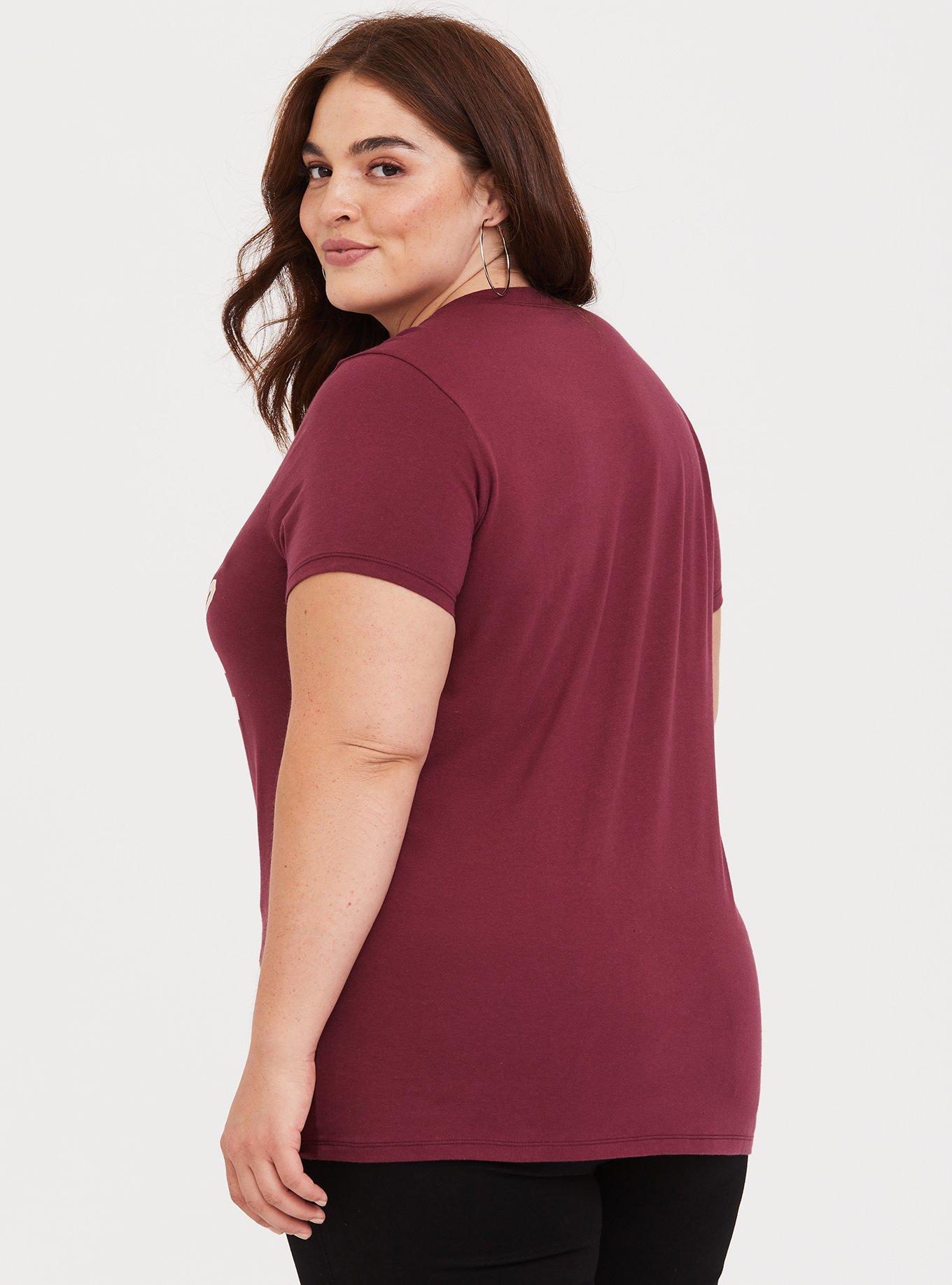 Plus Size - NFL Red 49ers Slim Fit Tee - Torrid