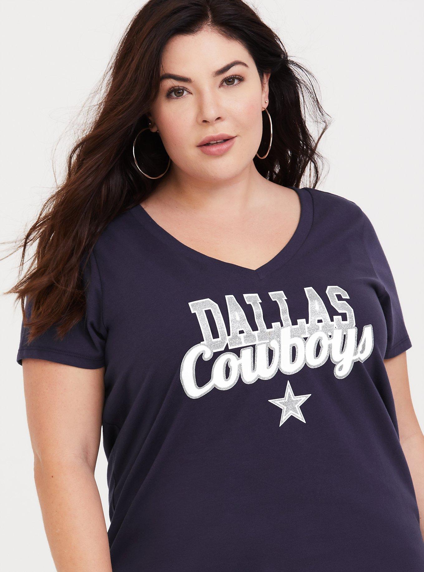 Dallas Cowboys Logo Shirt T-Shirt Football She Loves The D Small - 4X
