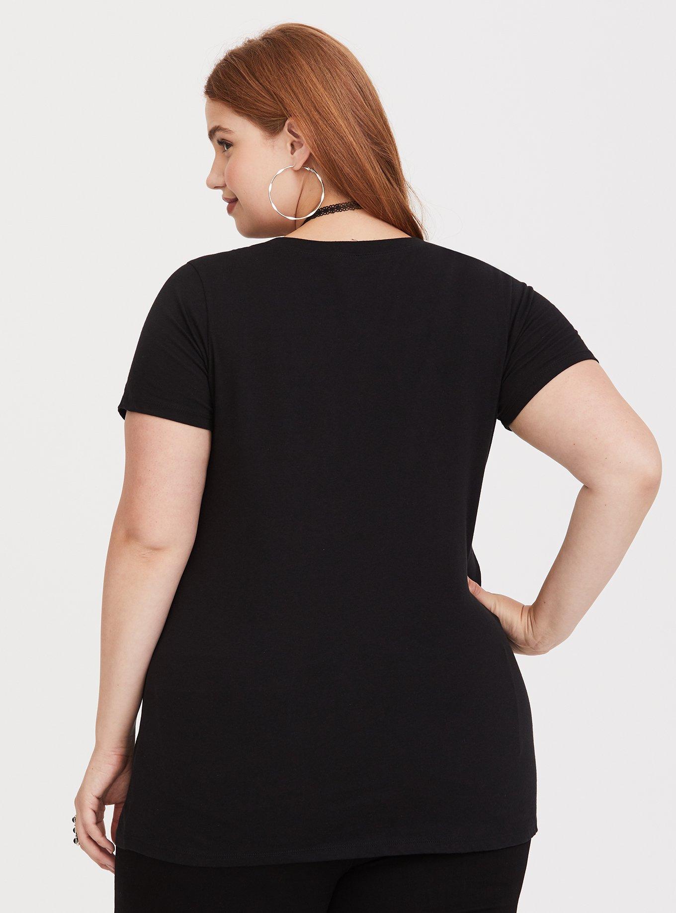 Plus Size - Led Zeppelin Black Crew Slim Fit Tee - Torrid