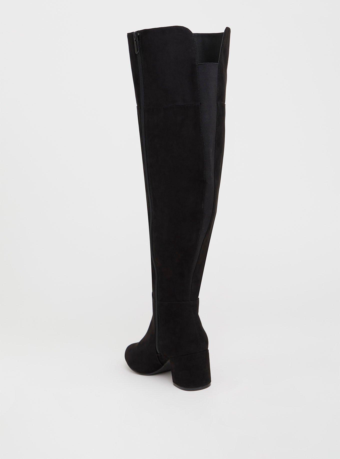 Torrid black over shop the knee boots