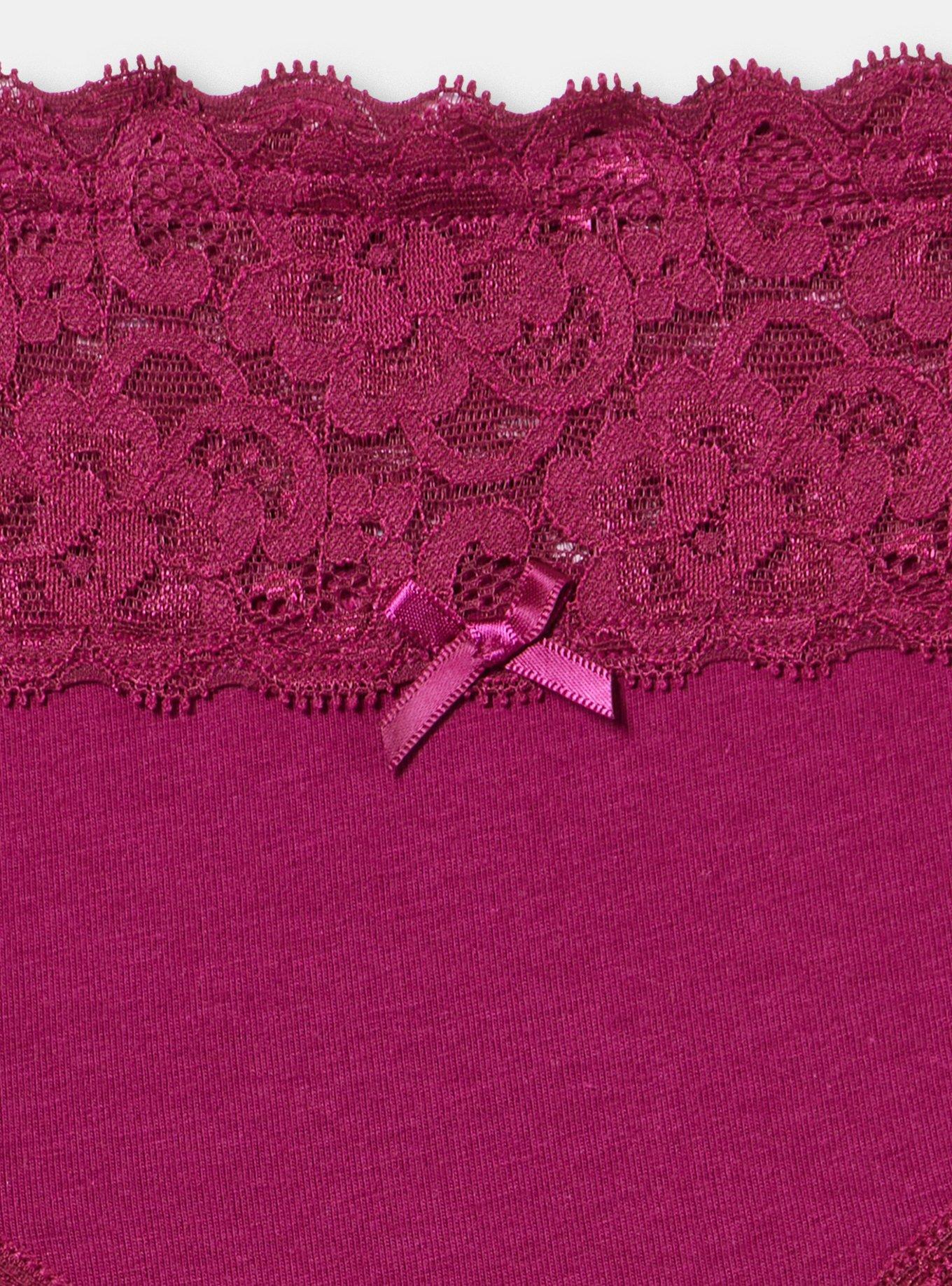 Cotton Mid-Rise Cheeky Panty, NAVARRA, alternate