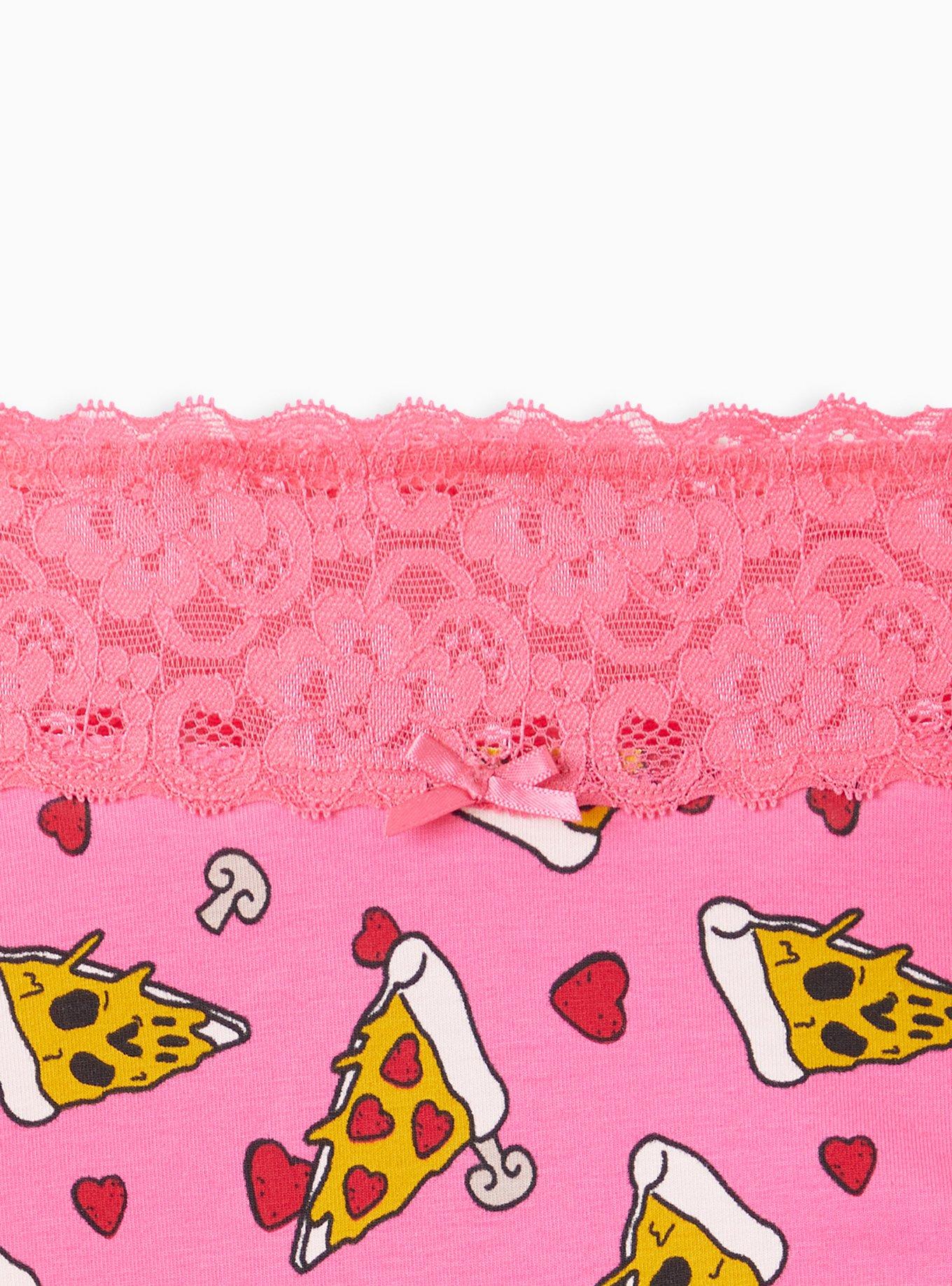 Stawberry Pattern Printed 95% Cotton Women Underwear Panties