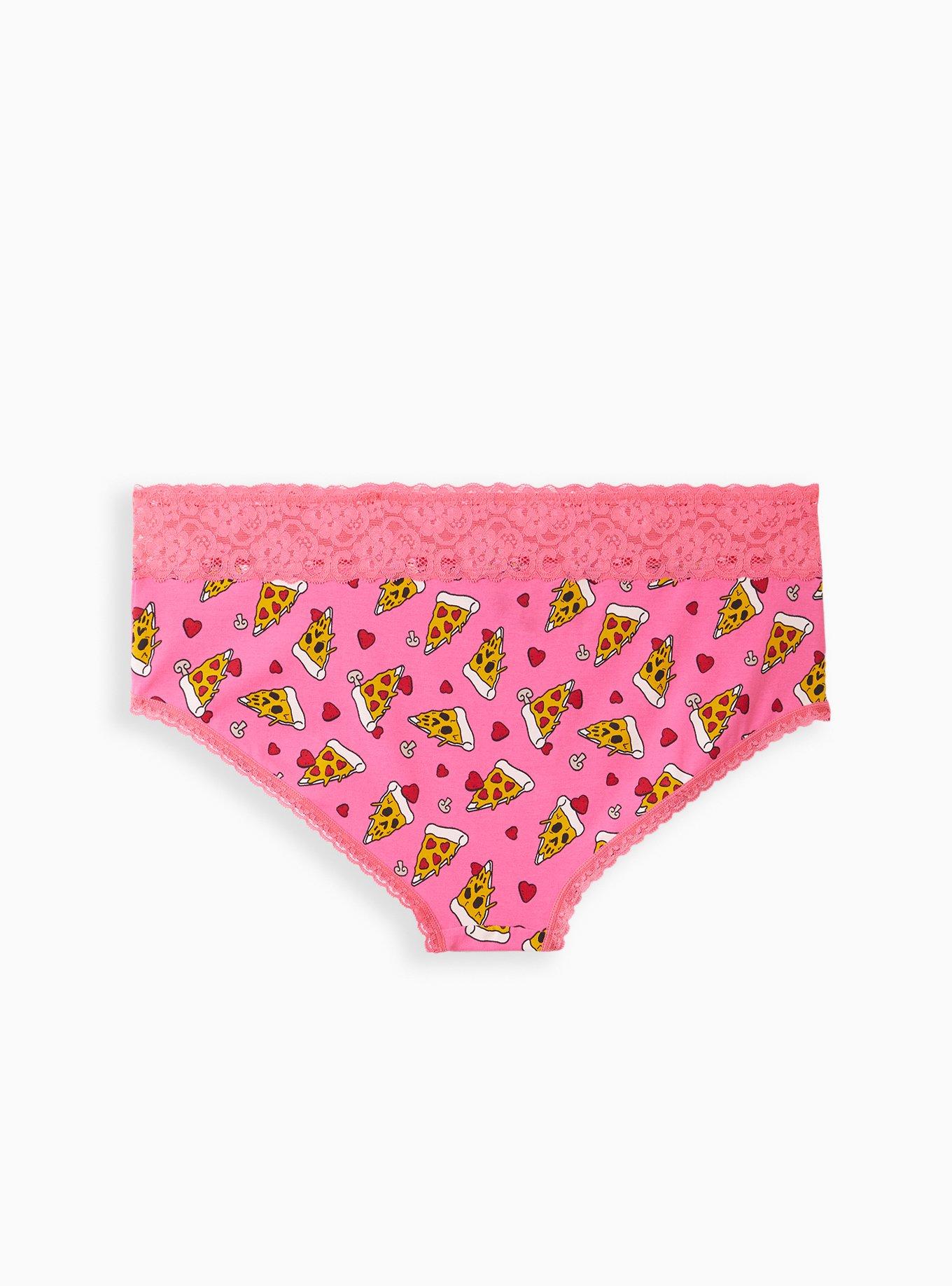 Stawberry Pattern Printed 95% Cotton Women Underwear Panties