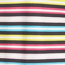 Cotton Mid-Rise Cheeky Lace Trim Panty, RAINBOW RACER BLACK, swatch