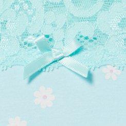 Cotton Mid-Rise Lace Trim Cheeky Panty, DAISY PLAY LIMPET SHELL, swatch
