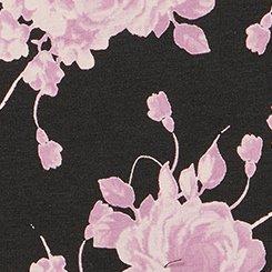 Cotton Mid-Rise Cheeky Panty, SEASONAL RED ROSES MAUVE, swatch