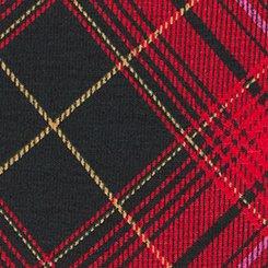 Plus Size Cotton Mid-Rise Cheeky Panty, VERONA PLAID JESTER RED, swatch