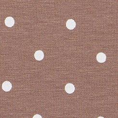 Plus Size Cotton Mid-Rise Cheeky Panty, CHIC DOT DEEP TAUPE, swatch