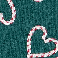 Plus Size Cotton Mid-Rise Cheeky Panty, LOVE CANDY CANE JUNE BUG, swatch