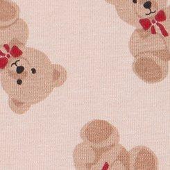 Plus Size Cotton Mid-Rise Cheeky Panty, COZY TEDDYS SMALL ROSE DUST, swatch