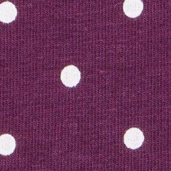Cotton Mid-Rise Cheeky Panty, CHIC DOT POTENT PURPLE, swatch