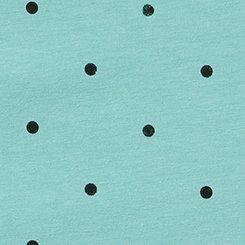Cotton Mid-Rise Lace Trim Cheeky Panty, SYDNEY DOTS GREEN, swatch