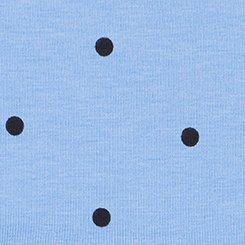 Cotton Mid-Rise Lace Trim Cheeky Panty, SYDNEY DOTS BLUE, swatch