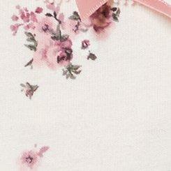 Cotton Mid-Rise Thong Panty, THURSDAY DITSY FLORAL LOTUS, swatch