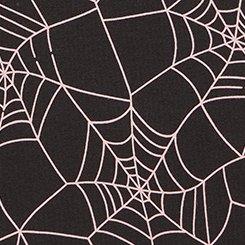 Cotton Mid-Rise Lace Trim Hipster Panty, STUCK IN A WEB RICH BLACK, swatch