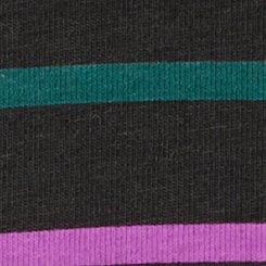 Cotton Mid-Rise Hipster Panty, PRETTY MULTI STRIPE RICH BLACK, swatch