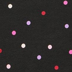 Cotton Mid-Rise Lace Trim Hipster Panty, SWEETHEART DOT SMALL BLACK, swatch