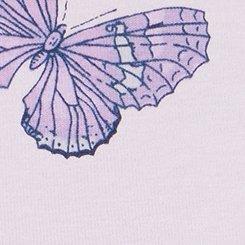 Cotton Mid-Rise Lace Trim Hipster Panty, HUE BUTTERFLIES LAVENDER, swatch