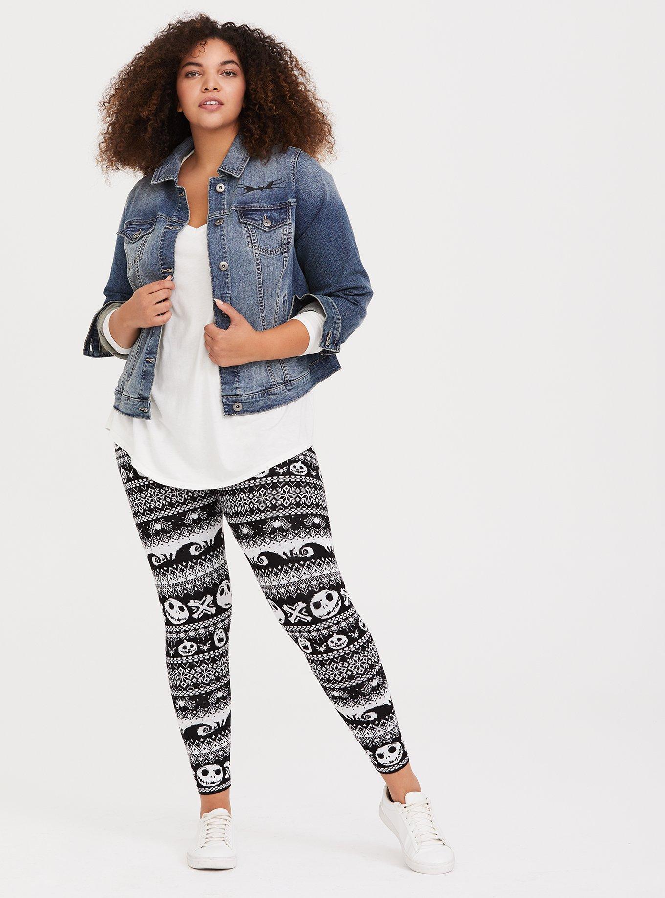 Nightmare before christmas shop plus size leggings