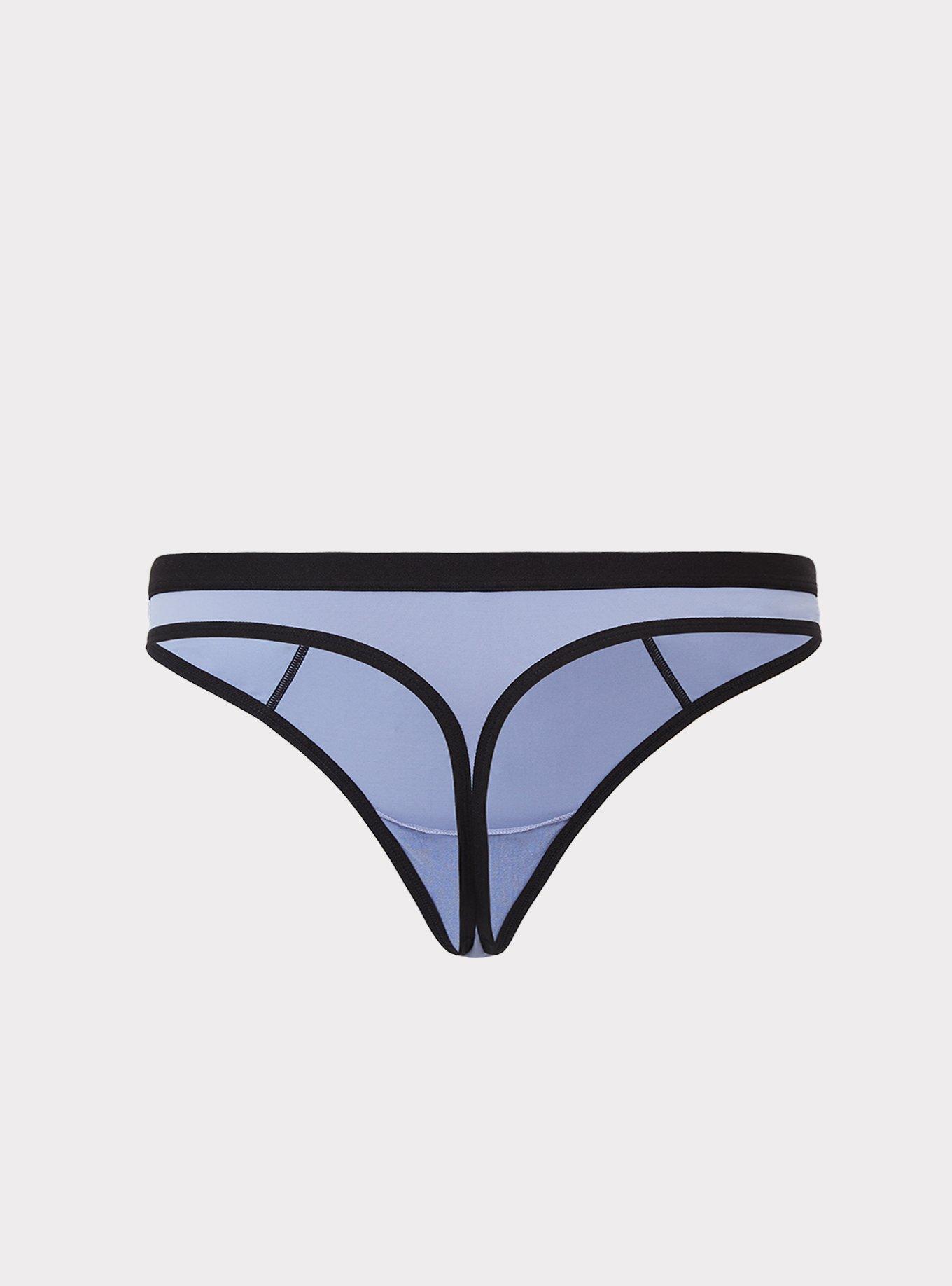 Tara Lynn - Microfiber Thong Panty, STONE WASH, alternate