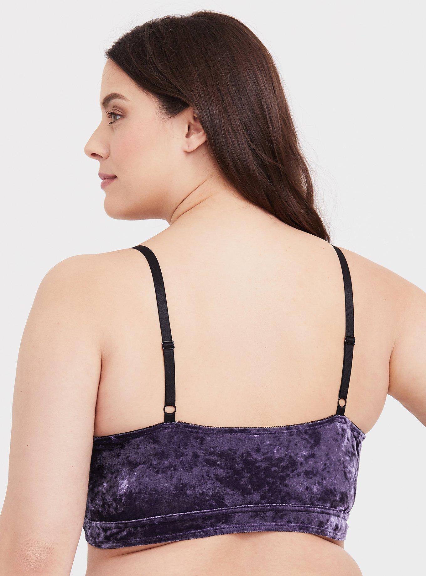 Purple Lattice Bralette, PURPLE, alternate