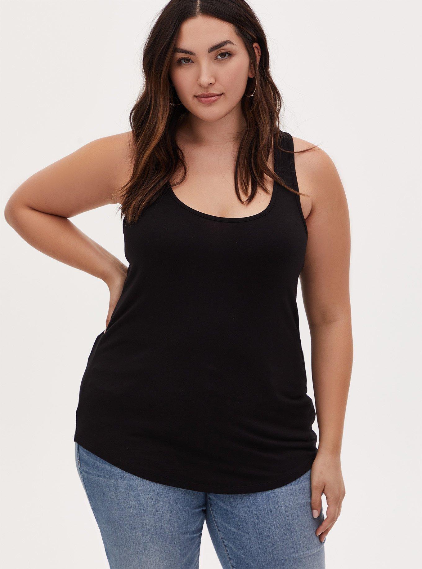 Extra long tank on sale tops for layering