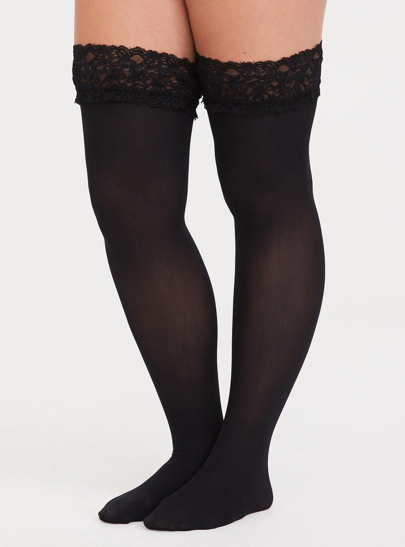 10 Places to Get Plus Size Tights and Thigh Highs (Extended Sizes