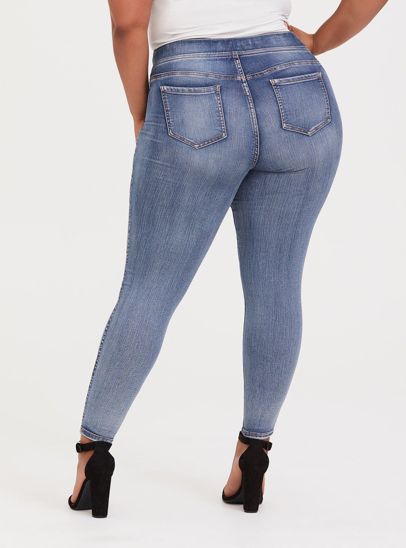 Lean Jean - Super Stretch Light Wash, COASTAL SKY, alternate