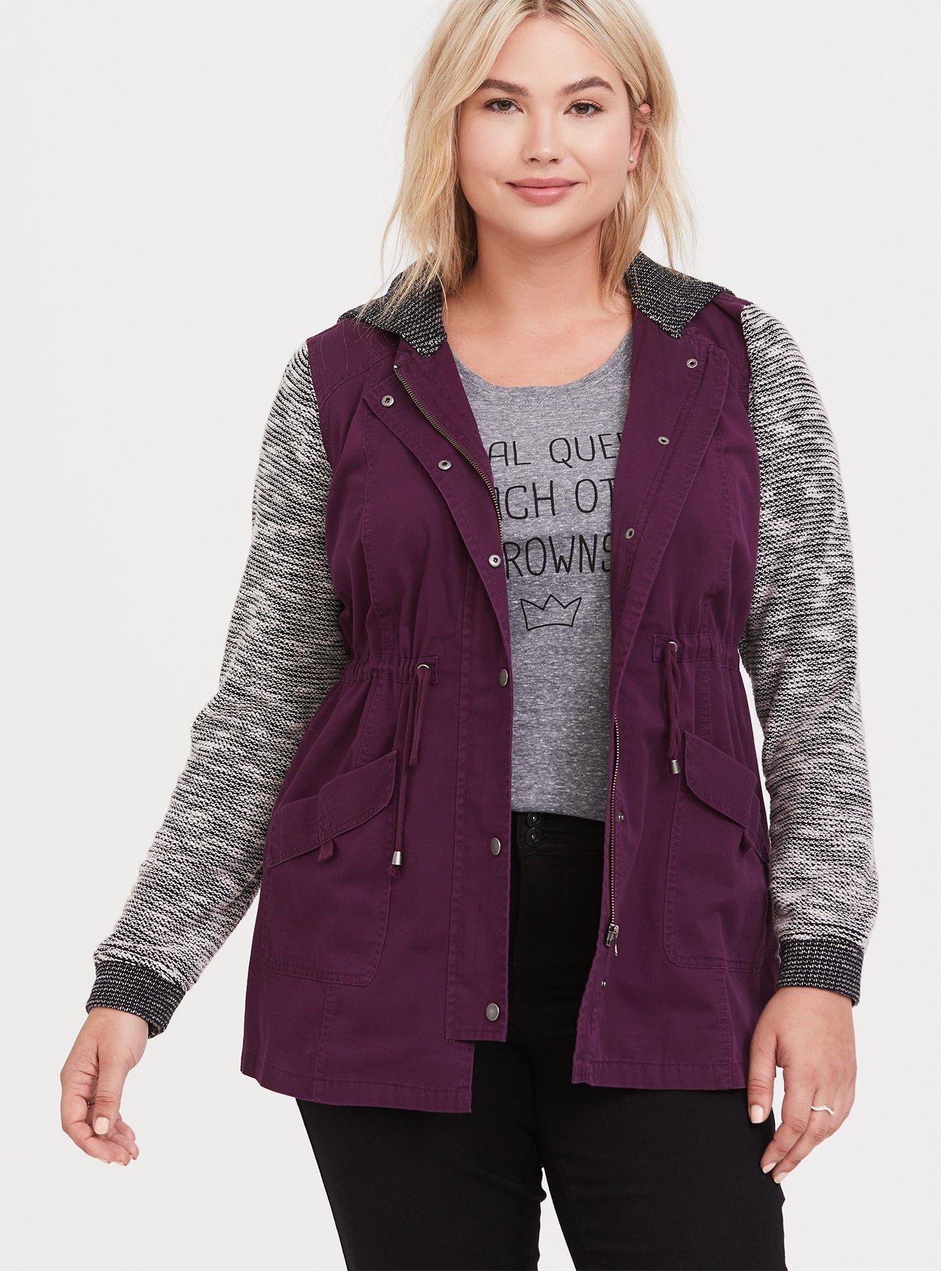 Torrid top anorak jacket