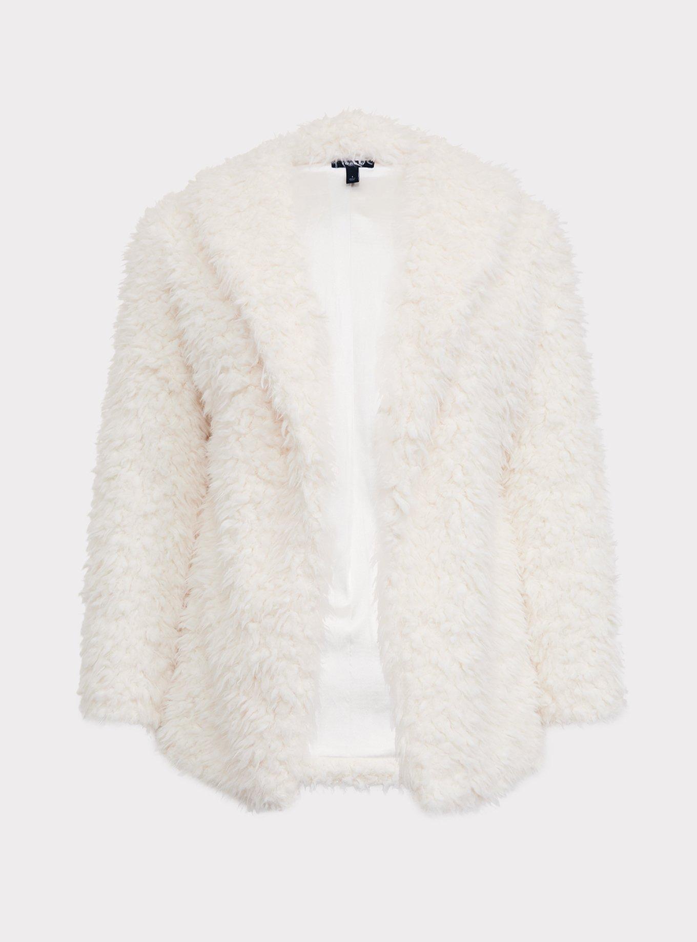 Sherpa Drape Front Jacket, , hi-res