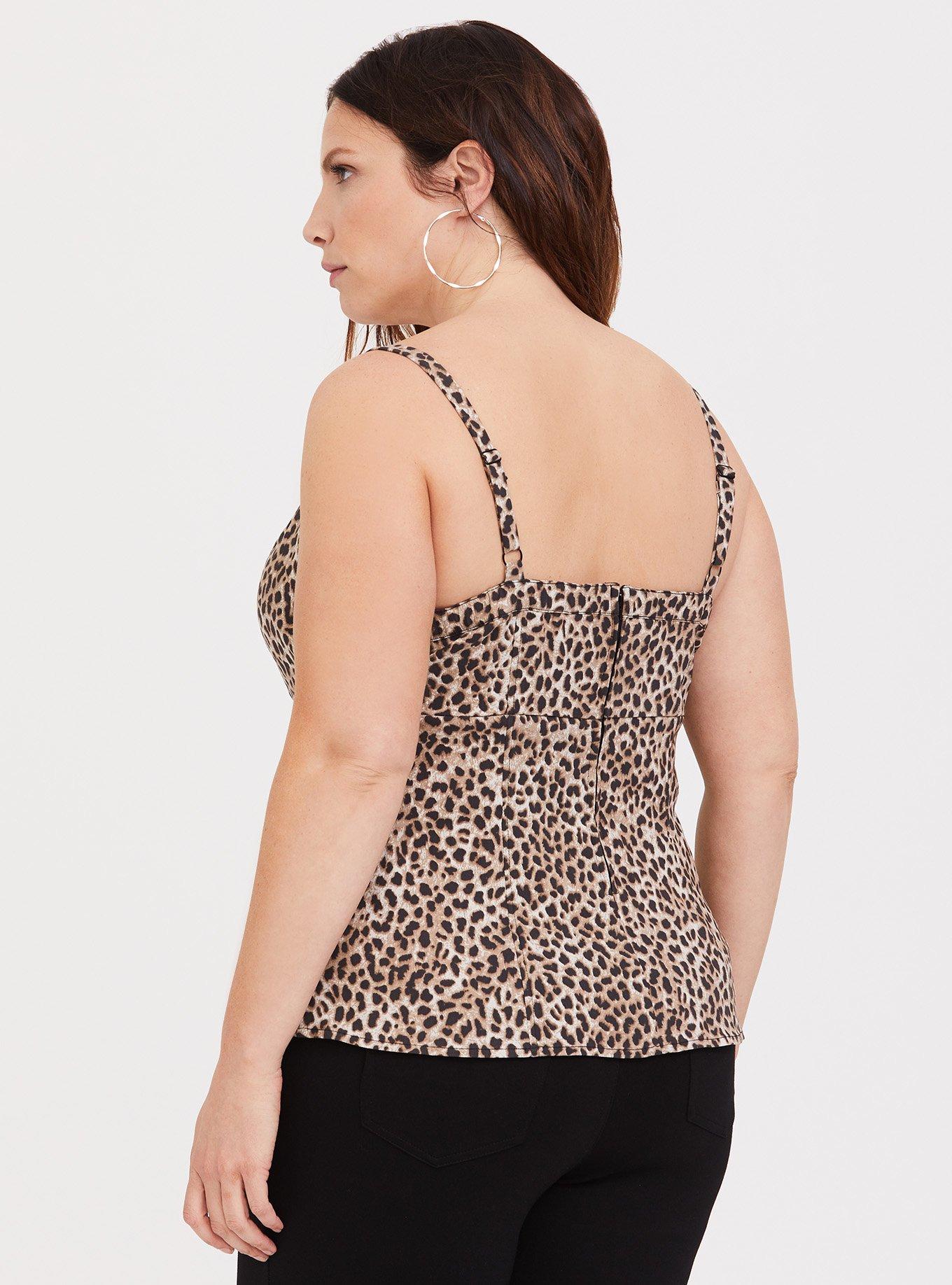 Bengaline Corset Cami, CHEE LEOPARD, alternate